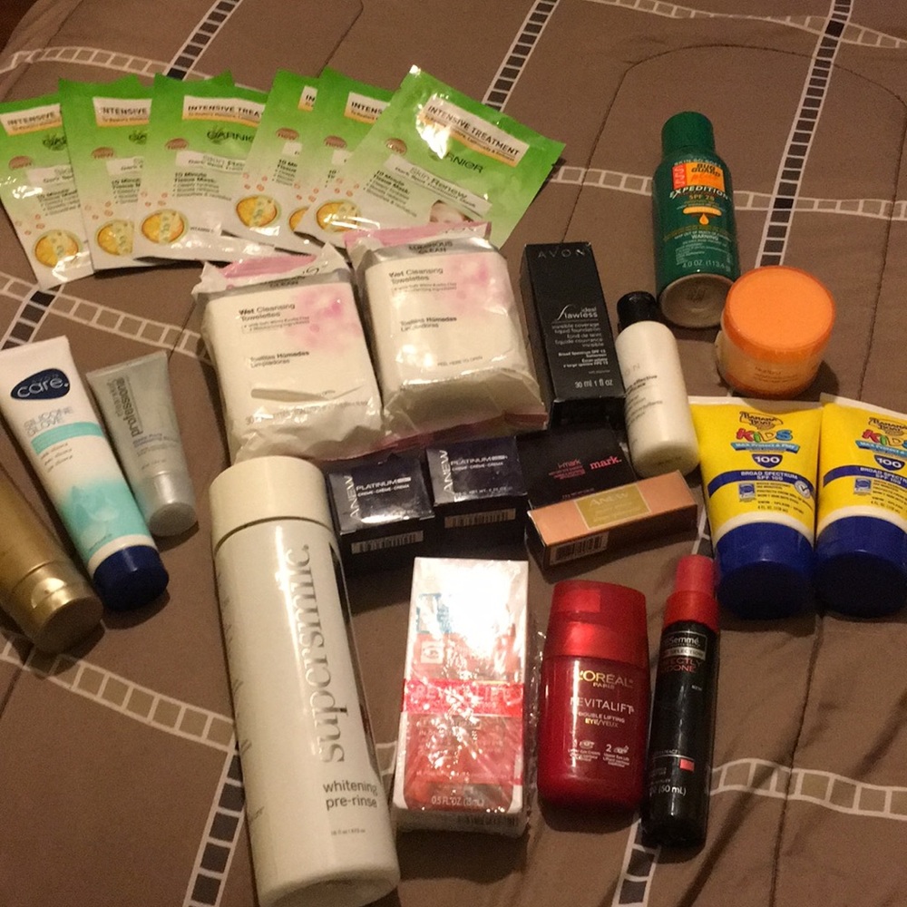 A bunch of makeup